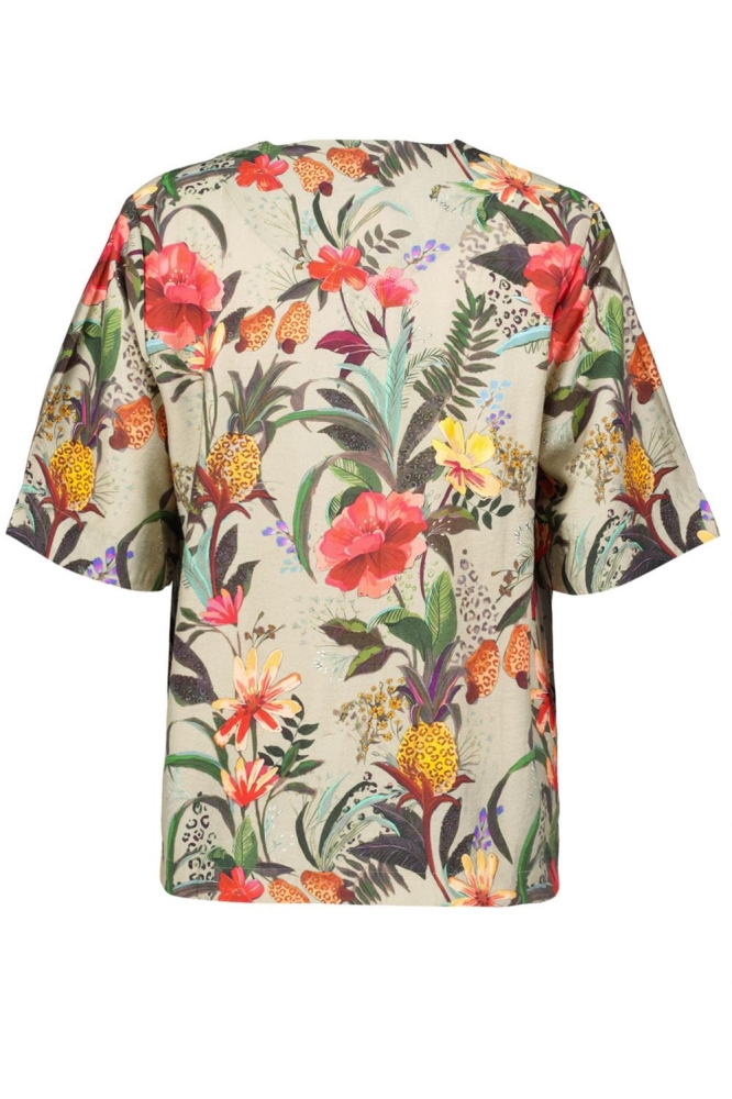 BLOUSE TESS DS252061001 8642 SAND MAGNIFICENT PRINT